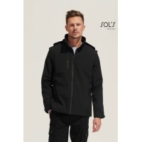 SOFTSHELL CON CAPPUCCIO E MANICHE REMOVIBILI FALCON 3IN1 03995