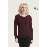 T-SHIRT DONNA GIROCOLLO MANICA LUNGA MAJESTIC 11425 T-SHIRT DONNA GIROCOLLO MANICA LUNGA MAJESTIC 11425