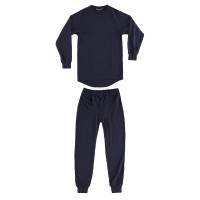 COMPLETO PANTALONE + T-SHIRT MANICA LUNGA PROTEZIONE FIAMMA B0098