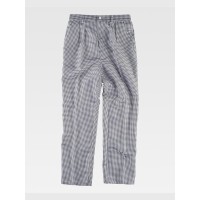 PANTALONE CUOCO TESSUTO A QUADRETTI B1426 PANTALONE CUOCO TESSUTO A QUADRETTI B1426