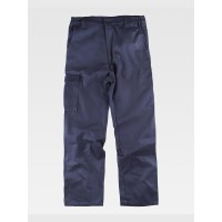 PANTALONE DA LAVORO MULTITASCHE IN COTONE B1455