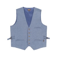 GILET TESSUTO DENIM B9034
