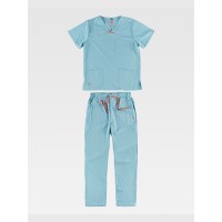 COMPLETO UNISEX CASACCA + PANTALONE TESSUTO ELASTICIZZATO B9140 COMPLETO UNISEX CASACCA + PANTALONE TESSUTO ELASTICIZZATO B9140