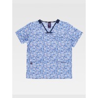 CASACCA UNISEX TESSUTO ELASTICIZZATO STAMPATO B9853 CASACCA UNISEX TESSUTO ELASTICIZZATO STAMPATO B9853