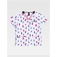 CASACCA UNISEX TESSUTO ELASTICIZZATO STAMPATO B9856 CASACCA UNISEX TESSUTO ELASTICIZZATO STAMPATO B9856