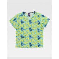 CASACCA UNISEX TESSUTO ELASTICIZZATO STAMPATO B9858