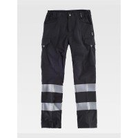PANTALONE BANDE RIFRANGENTI DISCONTINUE C2717
