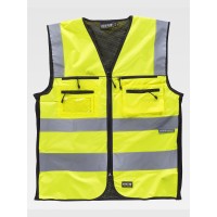 GILET TESSUTO RIPSTOP ALTA VISIBILITA CLASSE 2 C2901 GILET TESSUTO RIPSTOP ALTA VISIBILITA CLASSE 2 C2901