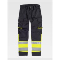 PANTALONE TRIPLE CUCITURE PROTEZIONE ALLE GINOCCHIA ALTA VISIBILITA CLASSE 1 C2918 PANTALONE TRIPLE CUCITURE PROTEZIONE ALLE GINOCCHIA ALTA VISIBILITA CLASSE 1 C2918