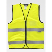 GILET HV CLASSE 2 CON PORTA BADGE C3610B