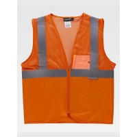 GILET TESSUTO IN RETE ALTA VISIBILITA CLASSE 1 C3612