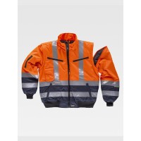 GIUBBOTTO MANICHE STACCABILI ALTA VISIBILITA CLASSE 2 C3730 GIUBBOTTO MANICHE STACCABILI ALTA VISIBILITA CLASSE 2 C3730