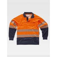 POLO MANICA LUNGA ALTA VISIBILITA CLASSE 2 C3896