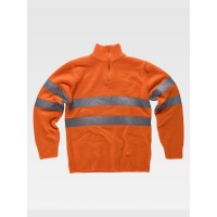 PULLOVER MEZZA ZIP ALTA VISIBILITA CLASSE 2 C5508