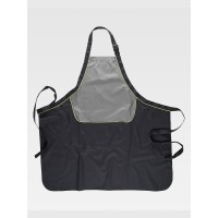 GREMBIULE CON PETTORINA TESSUTO ANTIMACCHIA M540