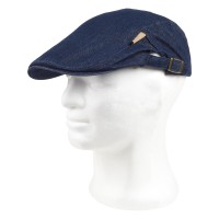 CAPPELLO STILE INGLESE TESSUTO DENIM M670