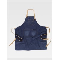 GREMBIULE CON PETTORINA TESSUTO DENIM M710 GREMBIULE CON PETTORINA TESSUTO DENIM M710