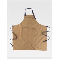 GREMBIULE CON PETTORINA COTONE CAMVAS M712 GREMBIULE CON PETTORINA COTONE CAMVAS M712