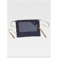 GREMBIULE SENZA PETTORINA CORTO TESSUTO DENIM E CANVAS M717 GREMBIULE SENZA PETTORINA CORTO TESSUTO DENIM E CANVAS M717