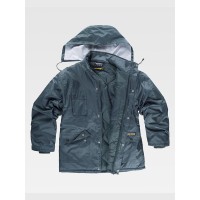 PARKA IMBOTTITO CON CAPPUCCIO TESSUTO OXFORD S1000 PARKA IMBOTTITO CON CAPPUCCIO TESSUTO OXFORD S1000