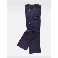 PANTALONE DA LAVORO MULTITASCHE IN VELLUTO S7014 PANTALONE DA LAVORO MULTITASCHE IN VELLUTO S7014