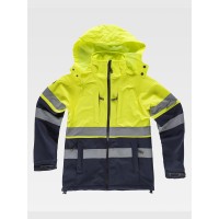 SOFTSHELL CON CAPPUCCIO ALTA VISIBILITA CLASSE 1 S9525
