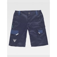 BERMUDA TESSUTO ELASTICIZZATO RINFORZI NEI GLUTEI WF2817