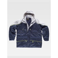 PARKA IMBOTTITO CAPPUCCIO E ZIP INTERA WF5858