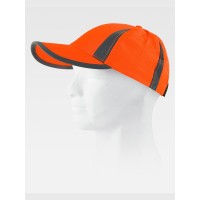 CAPPELLO VISIERA CURVA 6 PANNELLI ALTA VISIBILITA WFA902